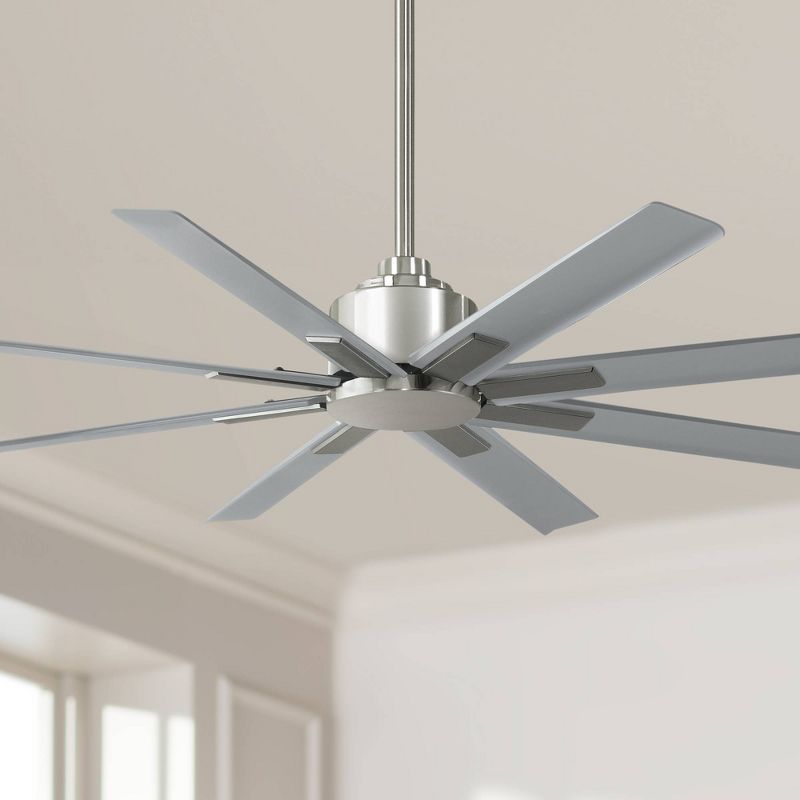 52" Minka Aire Xtreme H2O Brushed Nickel Wet Ceiling Fan with Remote, 2 of 7