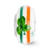 Black Bow Jewelry Fenton Sterling Silver Hand Painted The Irish Glass Bead Charm - 3 of 4