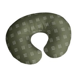 Sweet Jojo Designs Boy, Girl, Unisex/Gender Neutral Support Nursing Pillow Cover (Pillow Not Included) Jungle Green and White - 1 of 4