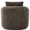 PAGED Barrel Accent Chair, 360°Swivel Living Room Chairs with Dual-layer Cushion Design, Comfy Sofa Chair for Reading Room, Bedroom - 4 of 4