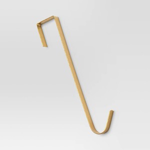 13.5" Metal Christmas Wreath Hanger Champagne Gold - Wondershop™ - 1 of 3