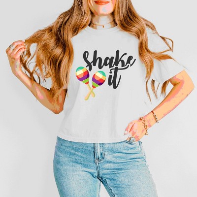 Simply Sage Market Shake It Maracas Boxy Crop Top