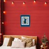Stupell Industries Winter Plaid Deer Gold Detail Floating Frame Canvas Art - 3 of 4