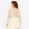 Women's Long Sleeve Flyaway Top - Wild Fable™ Off-White - 3 of 3