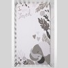 NoJo Elephant Hugs Grey and White I Am So Loved 100% Cotton Photo Op Fitted Crib Sheet - 3 of 4