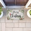 Stupell Industries Rustic Merry Christmas Cardinals Printed Outdoor Door Mat, design by Dogwood Portfolio, 18"x30" - 4 of 4