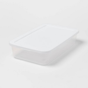41qt Clear Under Bed Storage Box White - Brightroom™ - 1 of 3
