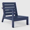 WestinTrends Avalon Outdoor Patio HDPE Left Arm Facing Deep Seating Corner Chair - 4 of 4