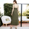 Anna-Kaci Women's Adjustable Spaghetti Strap Sleeveless Boho Lace Maxi Dress - 4 of 4