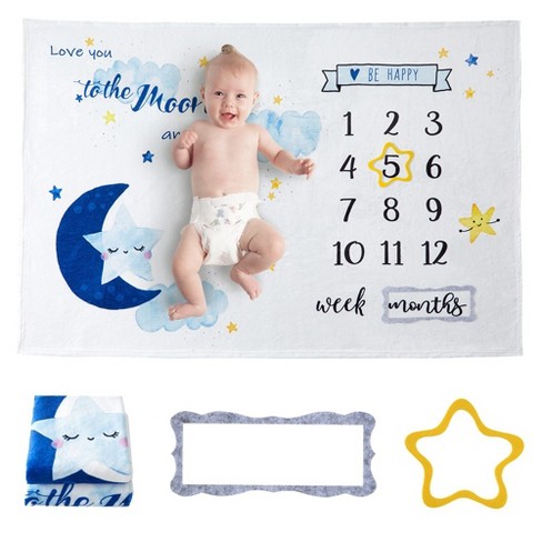 Monthly best sale photo blanket