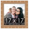 PosterPalooza | 17x17 Modern Bamboo Picture Frame, UV Acrylic, 5 Finishes - 2 of 4