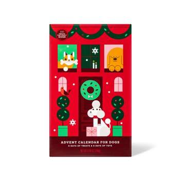 Holiday Dog Treats And Toys 12-day Advent Calendar Apple, Cinnamon & Peanut Butter Flavor – 8.49oz/6ct - Wondershop™