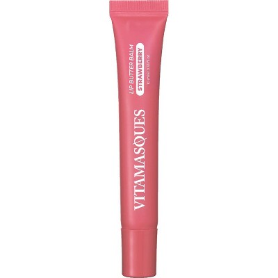 Vitamasques Lip Butter Balm - Strawberry - 0.33 fl oz