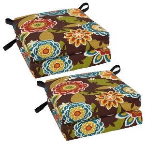 Blazing Needles, Set of 4 Outdoor Chair Cushions - 1 of 3