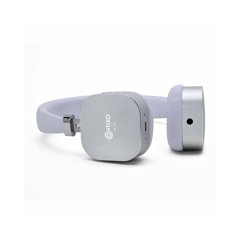 Contixo KB100 Kids Bluetooth Wireless Headphones -Volume Safe Limit 85db -On-The-Ear Adjustable Headset (White), 3 of 8