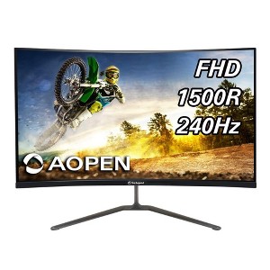 Acer Fire Legend  27" Widescreen LCD Monitor 1920x1080 1ms 250 Nit 240Hz - 27HC5R X2 - Manufacturer Refurbished - 1 of 4