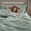 Bedsure Comforter Set – Solid Diamond Pintuck Design Bedding, Elegant and Soft Bed in a Bag for All Seasons - 3 of 4