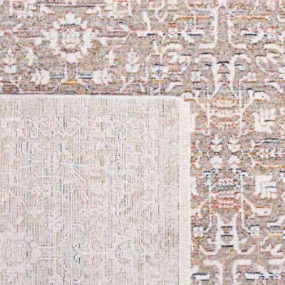Harlow Ivory Hand-Knotted Synthetic 4' x 6' Area Rug