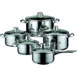 ELO Skyline Stainless Steel Kitchen Induction Cookware Pots and Pans Se, 10-Piece