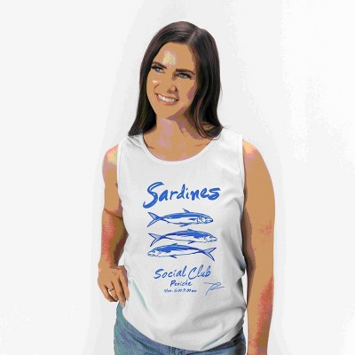 Simply Sage Market Sardines Social Club Garment Dyed Tank