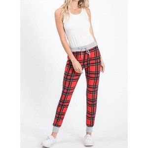 Women's Plaid Jill Jogger - HEIMISH USA - 1 of 2
