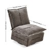 TIRAMISUBEST Detachable Grey Single 360 Swivel Rocking Rocker, Ideal for Living Room and Bedroom Comfort, Swivel Sofa Chair and Lounge - 2 of 4