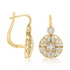 Ross-Simons 0.50 ct. t.w. Diamond Multi-Shape Drop Earrings in 18kt Gold Over Sterling - 3 of 4