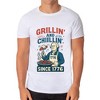 Fourth Of July Men's Grillin' and Chillin' Since 1776 Funny T-Shirt - 2 of 4