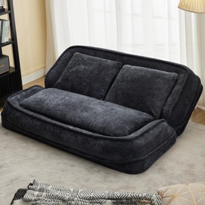 Bean Bag Loungers Modern with Adjustable Back and Medium-Soft Comfort for Living Room 71-Inch Wide-3irtyhousy - 1 of 4