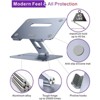 Scarlet Scope Ergonomic Laptop Stand With Heat Vent - 4 of 4