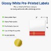 Avery Labels, 3" x 3", Gold-Red Gift, Glossy, 60ct - 2 of 4