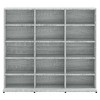 CLIHOME Media Storage Cabinet, 5-layer DVD/CD Shelf, Freestanding Decorative Bookshelf for 15 Compartments - 3 of 4