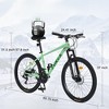 Infurnic Bicycles, 26 Inch Mountain Bike, MTB with Suspension Fork for Men and Women, Green, 24.41"*37"*65.75" - 2 of 4