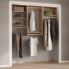 Closet Organizer System with Hanging Shelving , Wood Tower Closet Storage for Walk In Closets - 2 of 4