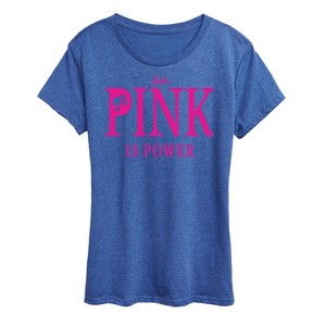 Women's - Barbie - Pink is Power Short Sleeve Graphic T-Shirt - 1 of 4