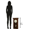 Howard Miller Continental Wall Clock 625468 Cherry Bordeaux - 2 of 3