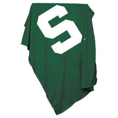  NCAA Michigan State Spartans Sweatshirt Throw Blanket 