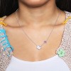 Hello Kitty Womens Birthstone Necklace - 2 of 4