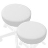 Saloniture 2-Pack Round Stool Seat Cover, Waterproof Slipcover for Swivel Chair or Barstool - 2 of 4