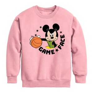 Boys' - Disney - Game Face Basketball Graphic Long Sleeve Fleece Sweatshirt - 1 of 4