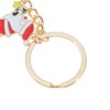 Unique Bargains Christmas Keychain Double Ring Zinc Alloy Colorful 3.15" 1 Pc - 3 of 4