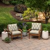 ARDEN Outdoor Plush Modern Tufted Blowfill Deep Seat Set, 24 x 24, Rain-Proof, Fade Resistant, Deep Seat Bottom and Back Cushion 24 x 24 - 3 of 4