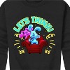 Boys' - Blue's Clues & You! - Toddler And Youth Crewneck Fleece Sweatshirt Graphic Long Sleeve Fleece Sweatshirt - 2 of 4