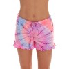 Just Love Tie Dye Pajama Short Set with Ruffle Detail | Womens PJ Set - 4 of 4