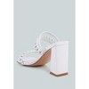 Arnie Braided Straps Block Heeled Sandals Women - 3 of 4