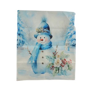 Unique Bargains Dining Chair Slipcovers Linen Pink 22.83"x19.29" 1 Pc - 1 of 4