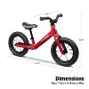 Radio Flyer Ultra Lite 12" Kids' Balance Bike - Red - 3 of 4
