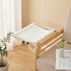 Cat Window Perch, Cat Window Hammock, Providing All-Around Sunbath Space Saving, Easy to Adjust Cat Bed for Windowsill, Bedside - 1 of 4
