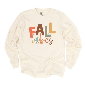 Simply Sage Market Women's Fall Vibes Long Sleeve Garment Dyed Tee - 1 of 2