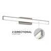 AFX Tonya 1 - Light Vanity in  Satin Nickel - 3 of 4